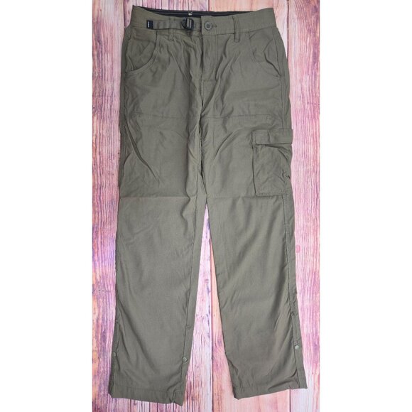 prAna Mens Relaxed Fit Khaki Cargo Pants 28x32 - Picture 1 of 10